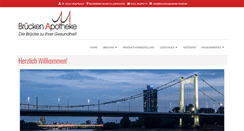 Desktop Screenshot of brueckenapotheke-koeln.de